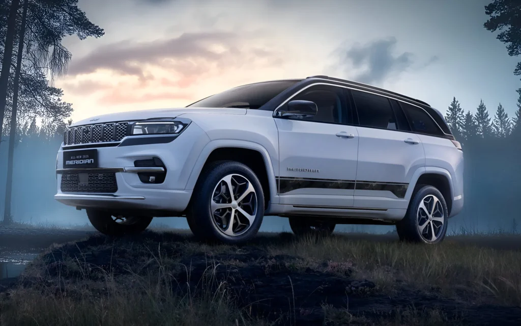 Jeep Meridian Facelift 2025 भारत में लॉन्च - जानें नई कीमत, दमदार फीचर्स और शानदार डिजाइन